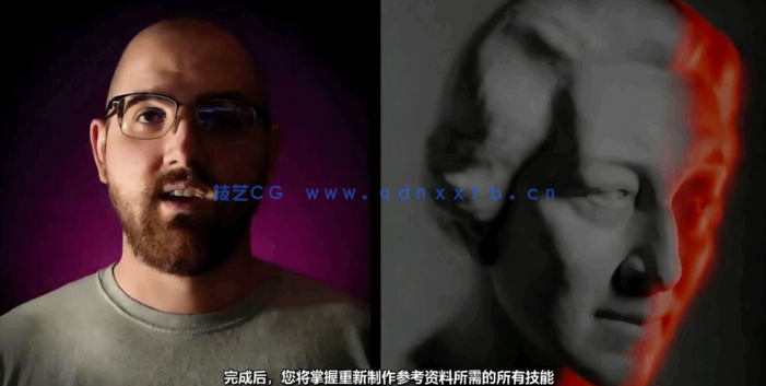 Blender人物肖像灯光照明核心技术视频教程(图4) Blender人物肖像灯光照明核心技术视频教程(图4)