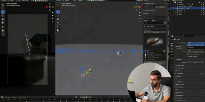 Blender角色摄像机动画核心技术视频教程(图4) Blender角色摄像机动画核心技术视频教程(图4)