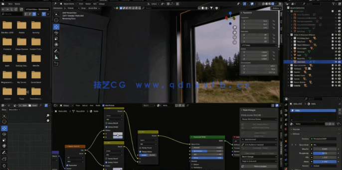 Blender室内设计建模材质渲染动画全流程视频教程(图5) Blender室内设计建模材质渲染动画全流程视频教程(图5)