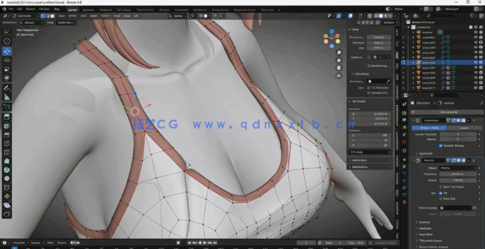 Blender日系可爱运动女孩完整实例制作视频教程(图5) Blender日系可爱运动女孩完整实例制作视频教程(图5)