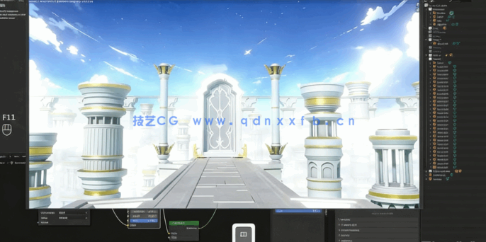 Blender《原神》奇幻游戏场景制作全流程视频教程(图5) Blender《原神》奇幻游戏场景制作全流程视频教程(图5)