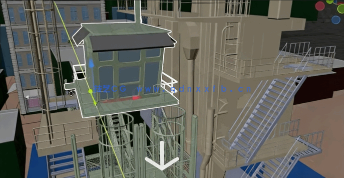Blender赛博朋克咖啡吧场景完整制作流程视频教程(图5) Blender赛博朋克咖啡吧场景完整制作流程视频教程(图5)