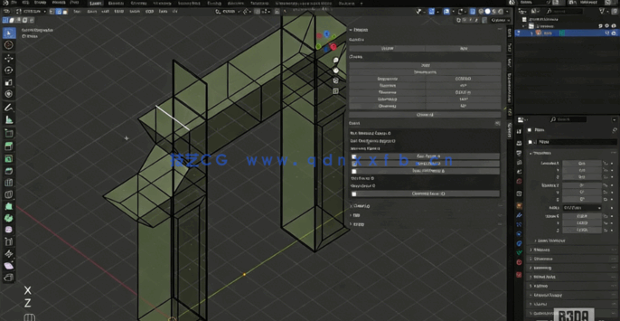Blender建筑机械工程精准建模核心技术训练视频教程(图3) Blender建筑机械工程精准建模核心技术训练视频教程(图3)