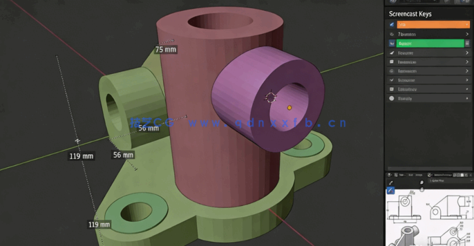Blender建筑机械工程精准建模核心技术训练视频教程(图2) Blender建筑机械工程精准建模核心技术训练视频教程(图2)