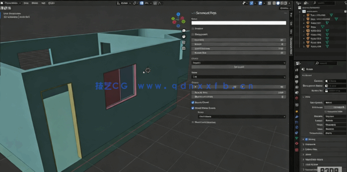 Blender建筑机械工程精准建模核心技术训练视频教程(图4) Blender建筑机械工程精准建模核心技术训练视频教程(图4)
