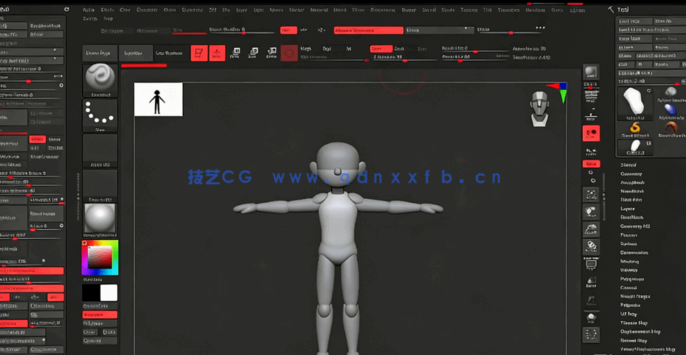 ZBrush卡通角色设计从建模到渲染完整制作流程视频教(图2) ZBrush卡通角色设计从建模到渲染完整制作流程视频教(图2)