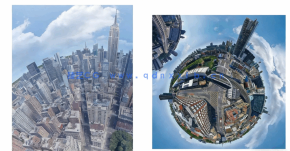 360度全景3D航拍及PS后期修饰视频教程(图4) 360度全景3D航拍及PS后期修饰视频教程(图4)