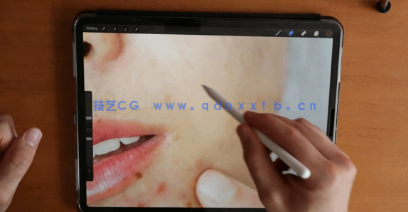 Procreate中使用PS修饰人像皮肤祛痘后期处理视频教程(图2) Procreate中使用PS修饰人像皮肤祛痘后期处理视频教程(图2)