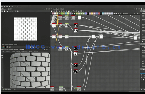 Substance Designer旧砖块老砖头纹理制作视频课程(图1) Substance Designer旧砖块老砖头纹理制作视频课程(图1)