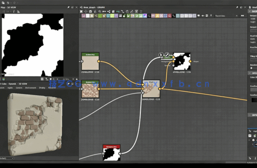 Substance Designer旧砖块老砖头纹理制作视频课程(图5) Substance Designer旧砖块老砖头纹理制作视频课程(图5)