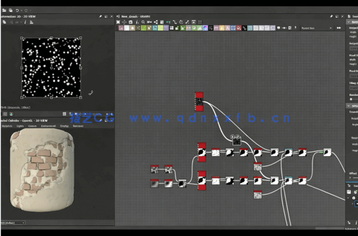 Substance Designer旧砖块老砖头纹理制作视频课程(图6) Substance Designer旧砖块老砖头纹理制作视频课程(图6)