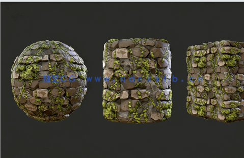 视频课程(图1) Substance Designer砖块杂草纹理制作视频课程(图1)