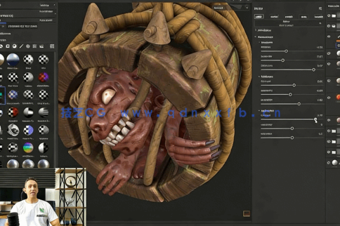 【中文字幕】Substance 3D Painter专业纹理贴图制作大师级视频课程(图1) 【中文字幕】Substance 3D Painter专业纹理贴图制作大师级视频课程(图1)
