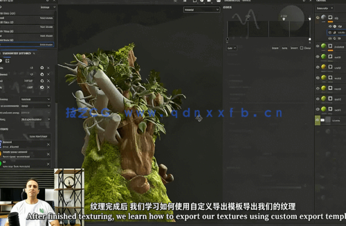 【中文字幕】Substance 3D Painter专业纹理贴图制作大师级视频课程(图6) 【中文字幕】Substance 3D Painter专业纹理贴图制作大师级视频课程(图6)