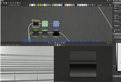 Substance Designer中创建修饰花纹实例训练视频教程(图5) Substance Designer中创建修饰花纹实例训练视频教程(图5)