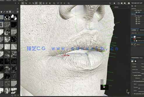 Substance Painter角色脸部纹理贴图制作大师级视频教程(图4) Substance Painter角色脸部纹理贴图制作大师级视频教程(图4)
