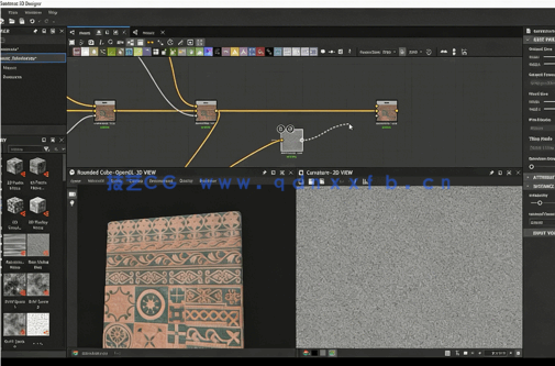 Substance 3D Designer马赛克风格材质制作视频教程(图3) Substance 3D Designer马赛克风格材质制作视频教程(图3)