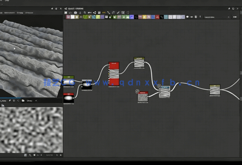 【中文字幕】Substance Designer风格化材质纹理PBR制作流程视频教程(图6) 【中文字幕】Substance Designer风格化材质纹理PBR制作流程视频教程(图6)