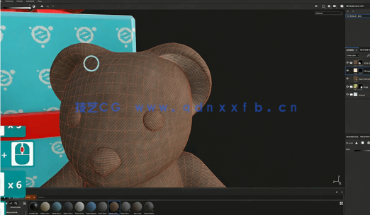 Substance Painter礼物纹理贴图实例制作视频教程(图4) Substance Painter礼物纹理贴图实例制作视频教程(图4)