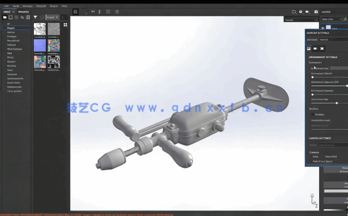 Substance Painter逼真破旧工具纹理游戏资产制作视频教程(图1) Substance Painter逼真破旧工具纹理游戏资产制作视频教程(图1)