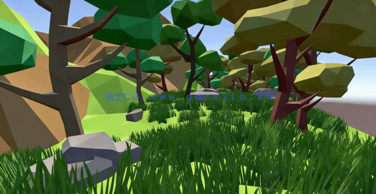 Blender与Unity游戏资产建模与优化技术视频教程(图2) Blender与Unity游戏资产建模与优化技术视频教程(图2)