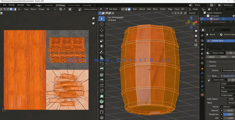Blender与Unity游戏资产建模与优化技术视频教程(图4) Blender与Unity游戏资产建模与优化技术视频教程(图4)