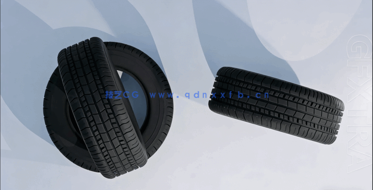 Blender逼真汽车轮胎轮毂实例制作视频教程(图3) Blender逼真汽车轮胎轮毂实例制作视频教程(图3)