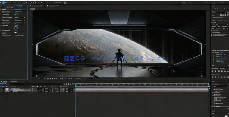 Blender逼真科幻电影3D场景制作流程视频教程(图4) Blender逼真科幻电影3D场景制作流程视频教程(图4)