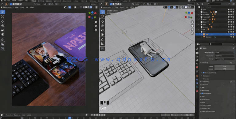 Blender宇航员艺术建模设计工作流视频教程(图3) Blender宇航员艺术建模设计工作流视频教程(图3)