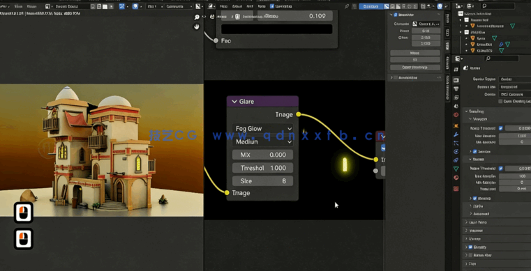 Blender 4逼真3D建筑环境完整制作指南视频教程(图2) Blender 4逼真3D建筑环境完整制作指南视频教程(图2)