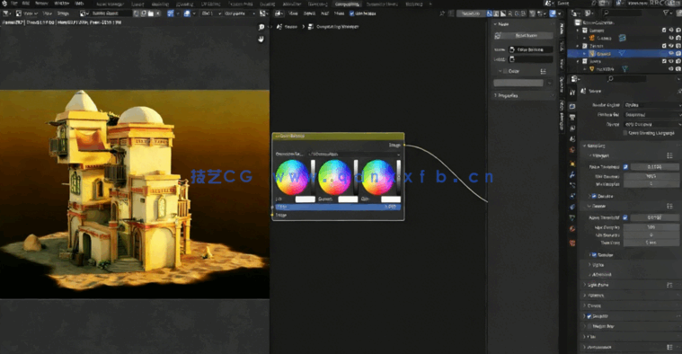 Blender 4逼真3D建筑环境完整制作指南视频教程(图3) Blender 4逼真3D建筑环境完整制作指南视频教程(图3)