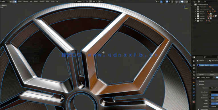 Blender 3D高精度汽车建模制作流程大师班视频教程第二季(图4) Blender 3D高精度汽车建模制作流程大师班视频教程第二季(图4)
