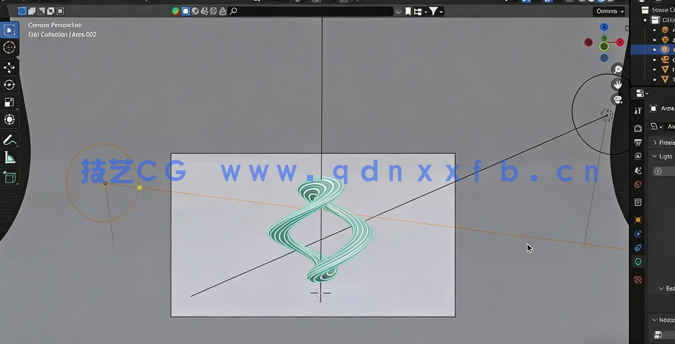 Blender三维抽象循环动画制作视频教程(图3) Blender三维抽象循环动画制作视频教程(图3)