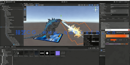 Blender与Unity逼真苔藓瀑布自然场景制作视频教程(图5) Blender与Unity逼真苔藓瀑布自然场景制作视频教程(图5)