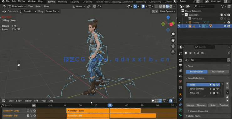 Blender游戏角色建模与动画制作大师级视频教程(图4) Blender游戏角色建模与动画制作大师级视频教程(图4)