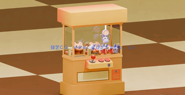 Blender娃娃机模型实例制作视频教程(图3) Blender娃娃机模型实例制作视频教程(图3)