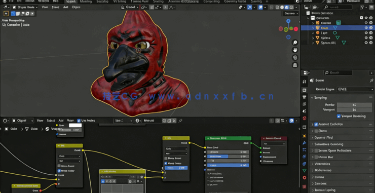 Blender 4.3动画和建模技术全面技能训练视频教程 (图3) Blender 4.3动画和建模技术全面技能训练视频教程 (图3)