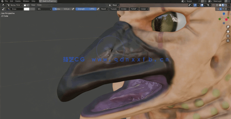Blender 4.3动画和建模技术全面技能训练视频教程 (图4) Blender 4.3动画和建模技术全面技能训练视频教程 (图4)