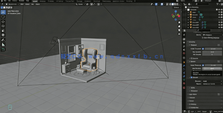 Blender 3D建模初学者完整指南视频教程(图5) Blender 3D建模初学者完整指南视频教程(图5)