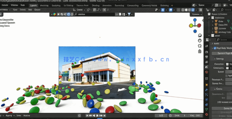 Blender 3D建模与VFX入门技术训练视频教程(图2) Blender 3D建模与VFX入门技术训练视频教程(图2)