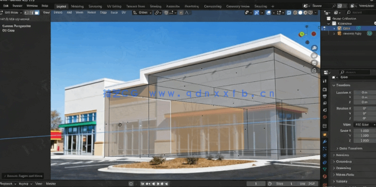 Blender 3D建模与VFX入门技术训练视频教程(图3) Blender 3D建模与VFX入门技术训练视频教程(图3)