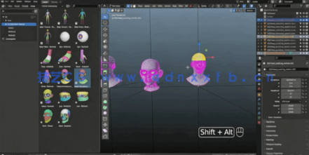 Blender角色动画与3D纹理技术训练视频教程(图2) Blender角色动画与3D纹理技术训练视频教程(图2)
