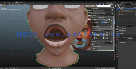 Blender角色动画与3D纹理技术训练视频教程(图4) Blender角色动画与3D纹理技术训练视频教程(图4)