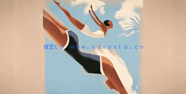 【中文字幕】Art Deco装饰派艺术插画数字绘画视频教程(图5) 【中文字幕】Art Deco装饰派艺术插画数字绘画视频教程(图5)