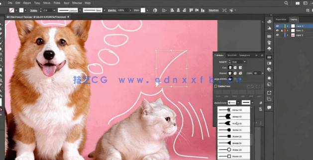 【中文字幕】Adobe Illustrator矢量设计绘图核心技术视频教程 (图1) 【中文字幕】Adobe Illustrator矢量设计绘图核心技术视频教程 (图1)