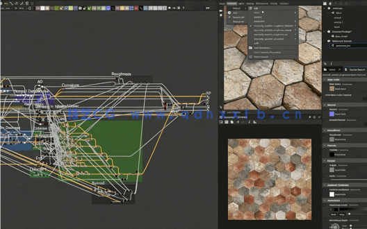 Substance Designer屋顶砖瓦纹理贴图制作工作流视频教程(图2) Substance Designer屋顶砖瓦纹理贴图制作工作流视频教程(图2)
