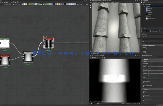 Substance Designer屋顶砖瓦纹理贴图制作工作流视频教程(图3) Substance Designer屋顶砖瓦纹理贴图制作工作流视频教程(图3)