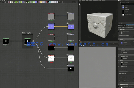 Substance Designer屋顶砖瓦纹理贴图制作工作流视频教程(图4) Substance Designer屋顶砖瓦纹理贴图制作工作流视频教程(图4)