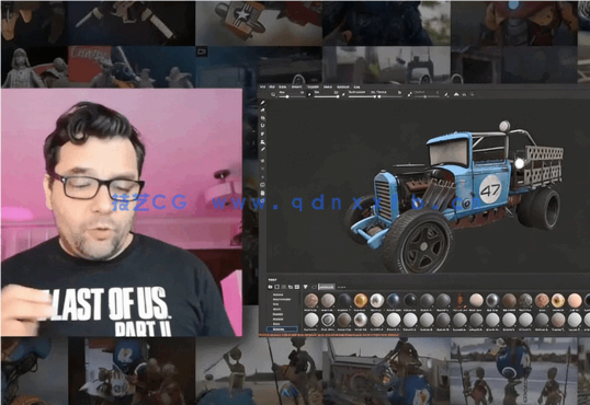 Substance Painter 20213D角色硬表面纹理视频教程(图3) Substance Painter 2021 3D角色硬表面纹理视频教程(图3)