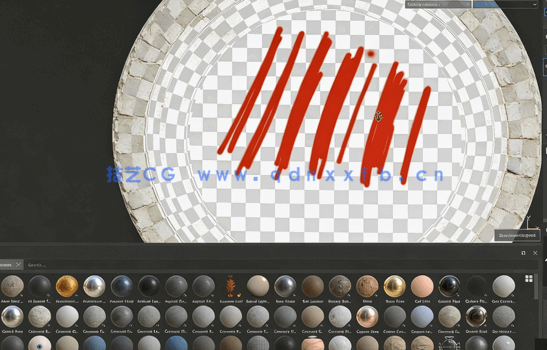 Substance Painter 20213D角色硬表面纹理视频教程(图5) Substance Painter 2021 3D角色硬表面纹理视频教程(图5)